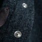"BALENCIAGA" Button detailed melange cardigan