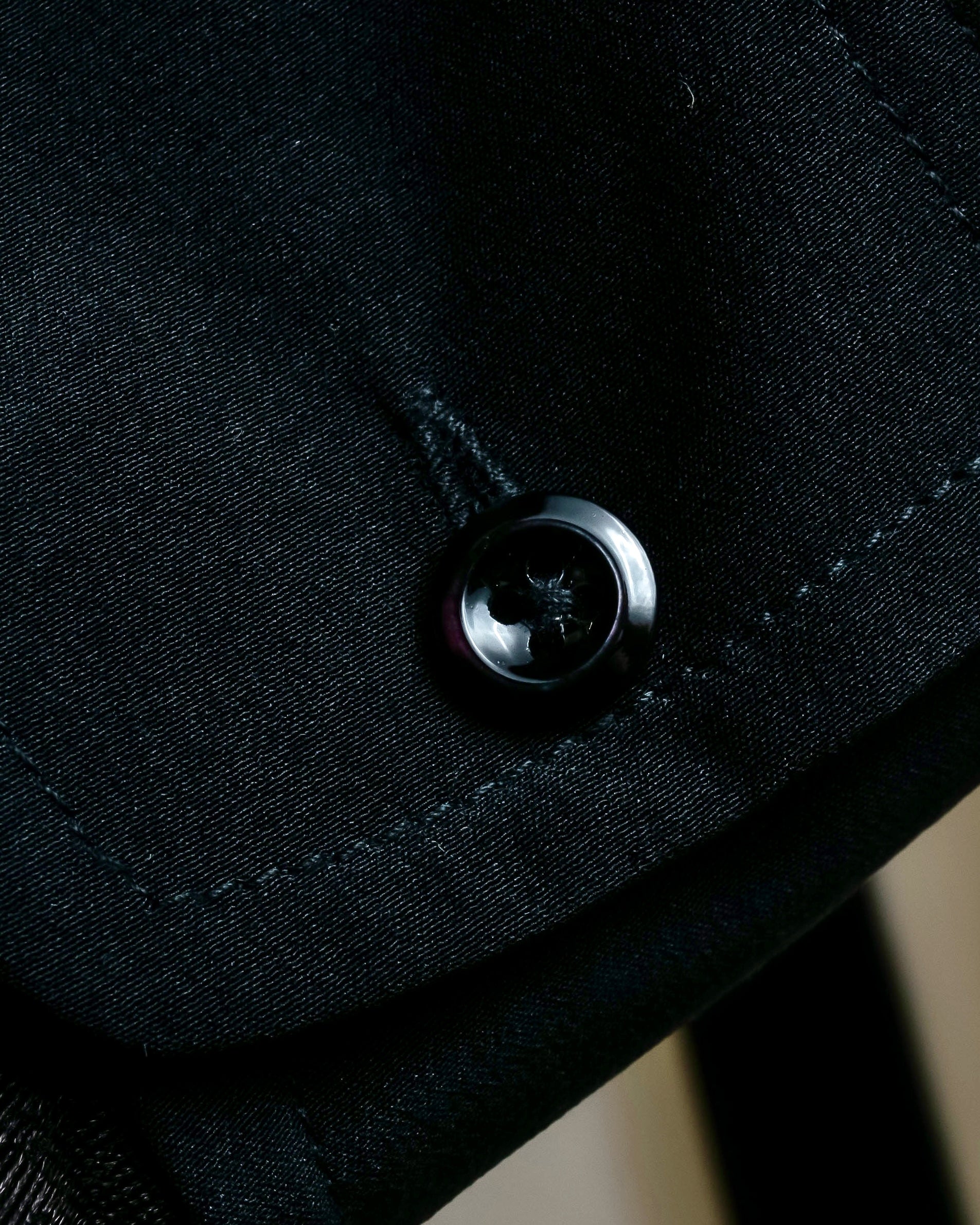 "Ralph Lauren" High density woven silk clerical shirt