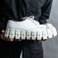 "PRADA" Tire sole white color derby shoes