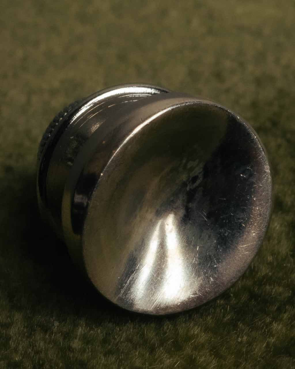 “Georg Jensen” 70’s Sterling silver round cufflinks