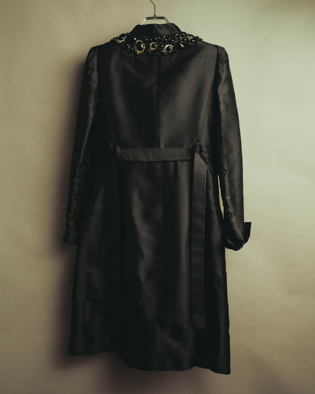 "CELINE" 00's Embellished silk coat