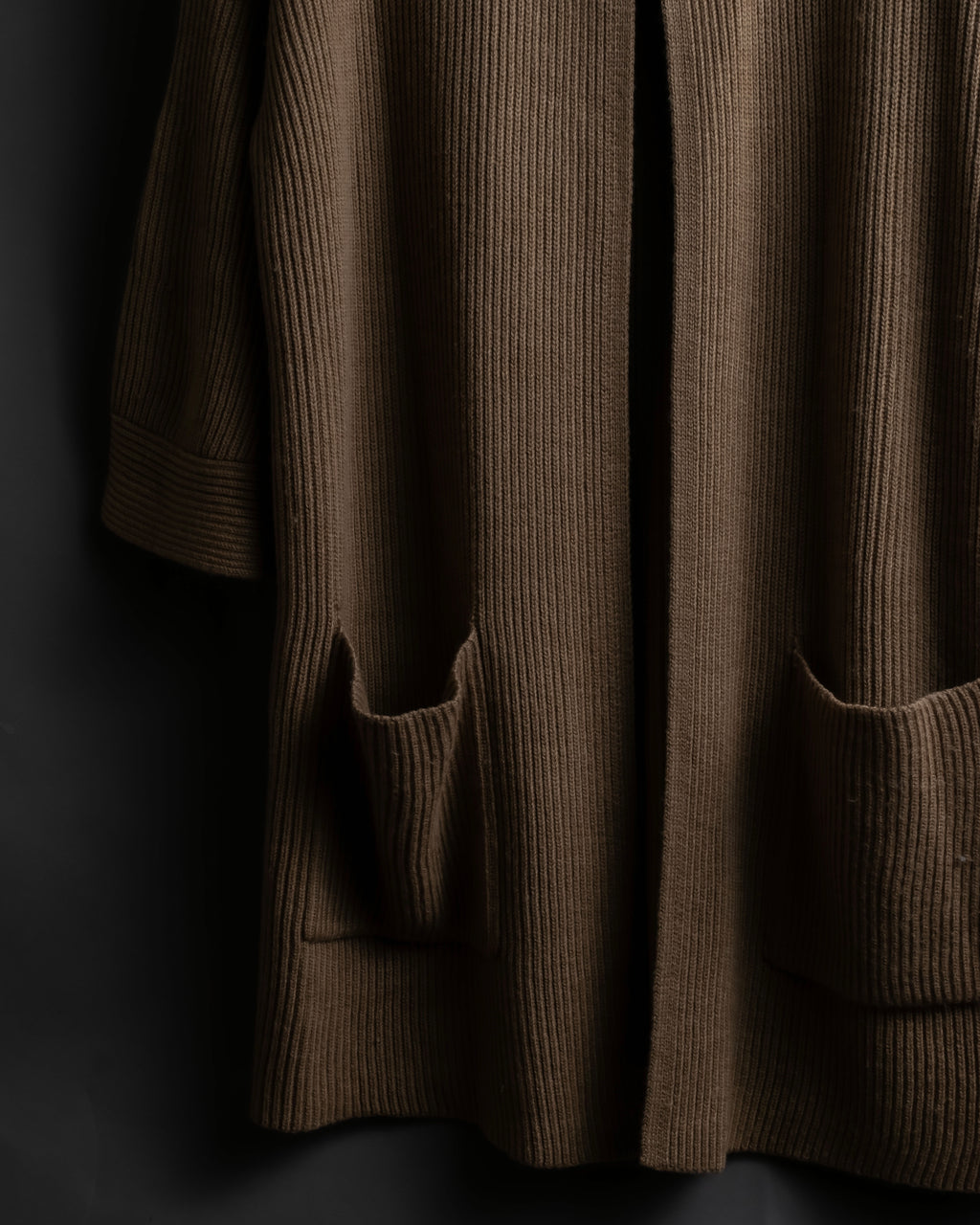 "POLO Ralph Lauren" Buckle closure design ribbed cardigan