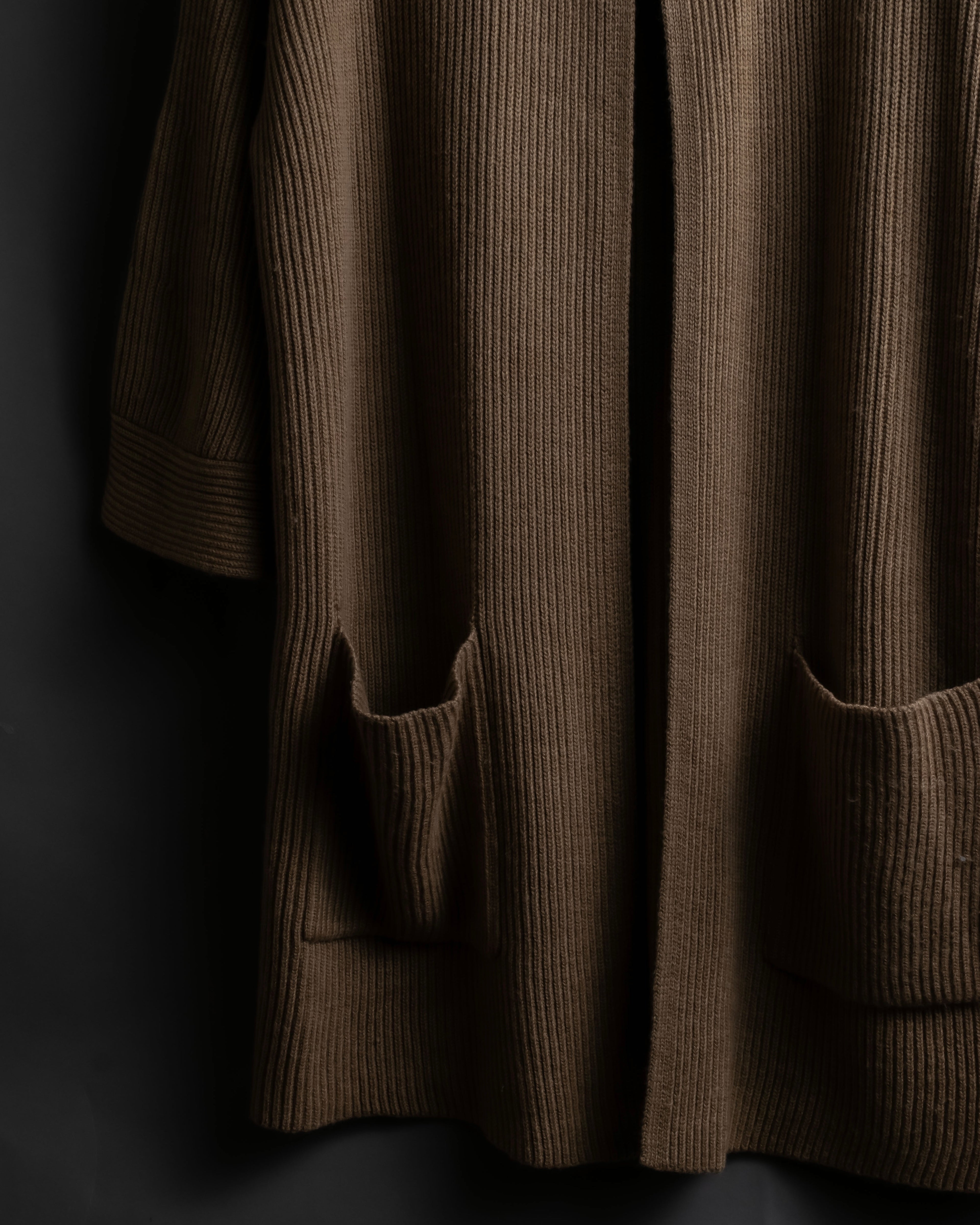 "POLO Ralph Lauren" Buckle closure design ribbed cardigan