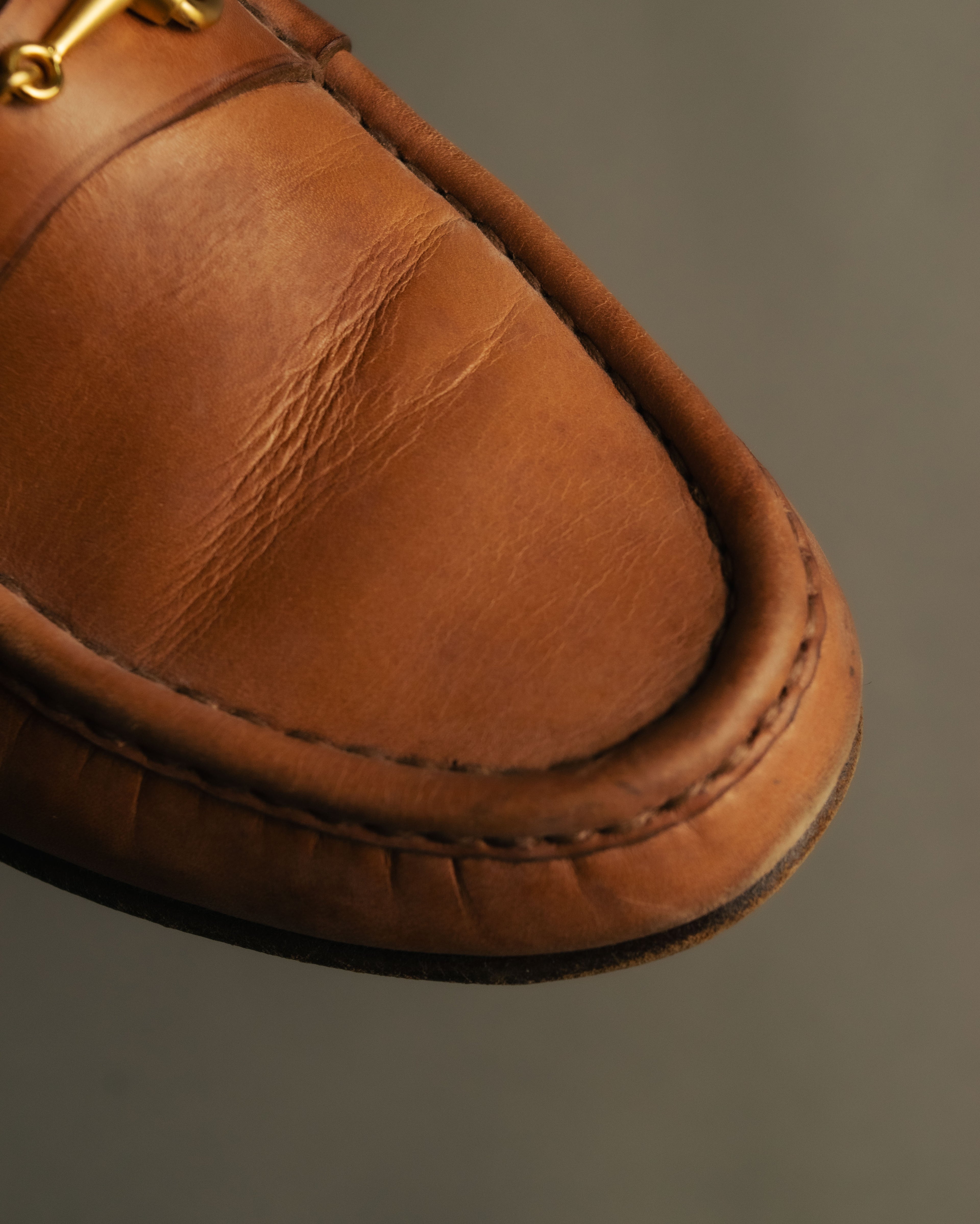 “GUCCI” 70’s-80’s Horsebit leather loafers