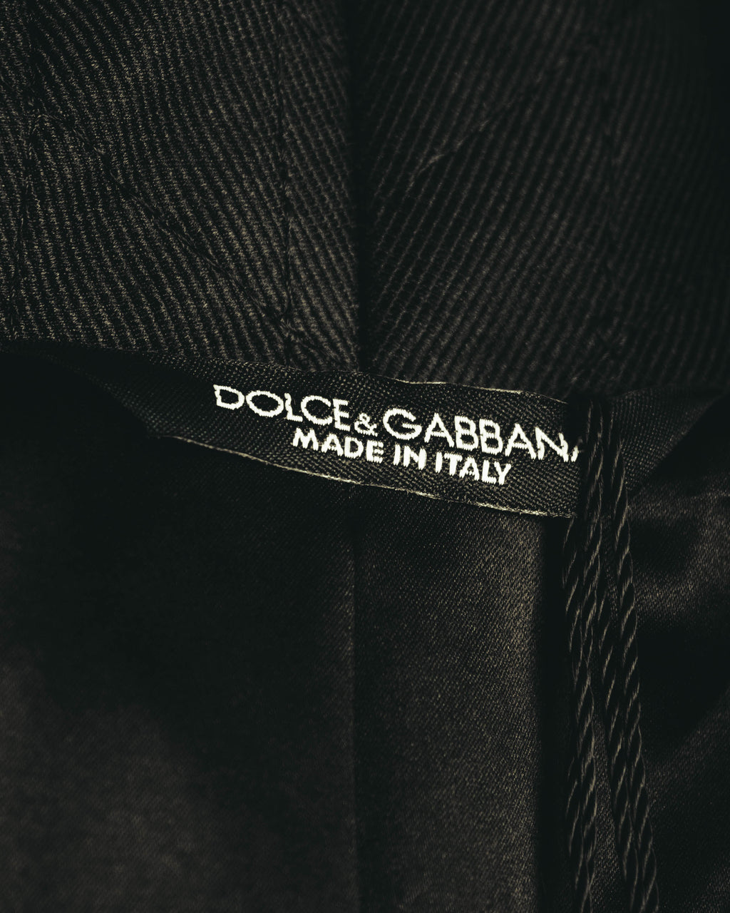 “DOLCE&GABBANA” Late 2010’s-early 2020’s Baroque jacquard belted robe coat