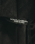 “DOLCE&GABBANA” Late 2010’s-early 2020’s Baroque jacquard belted robe coat