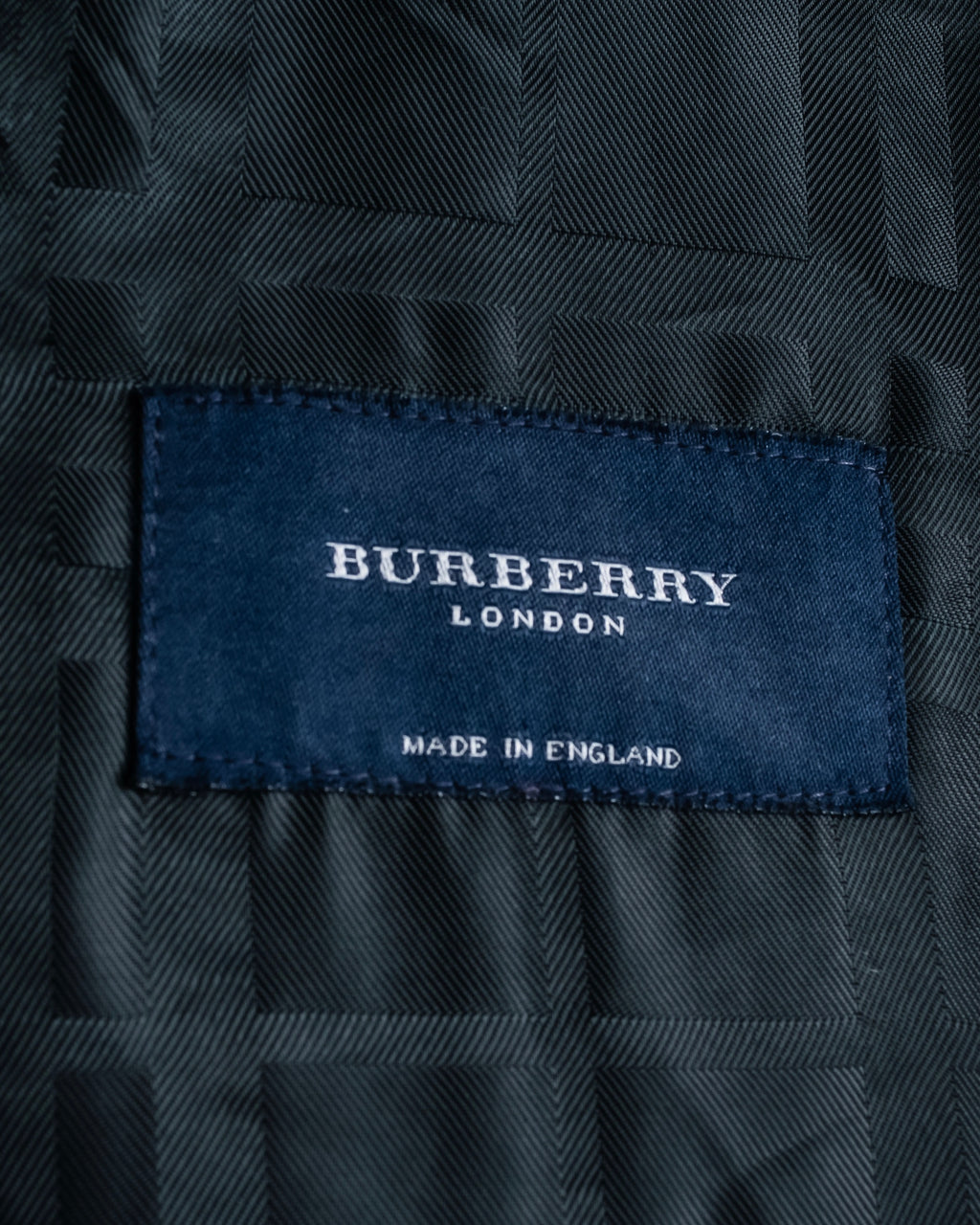 "BURBERRY" Check pattern double zipper hooded coat