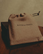 “BOTTEGA VENETA” 2010’s Intrecciato leather compact bi-fold wallet