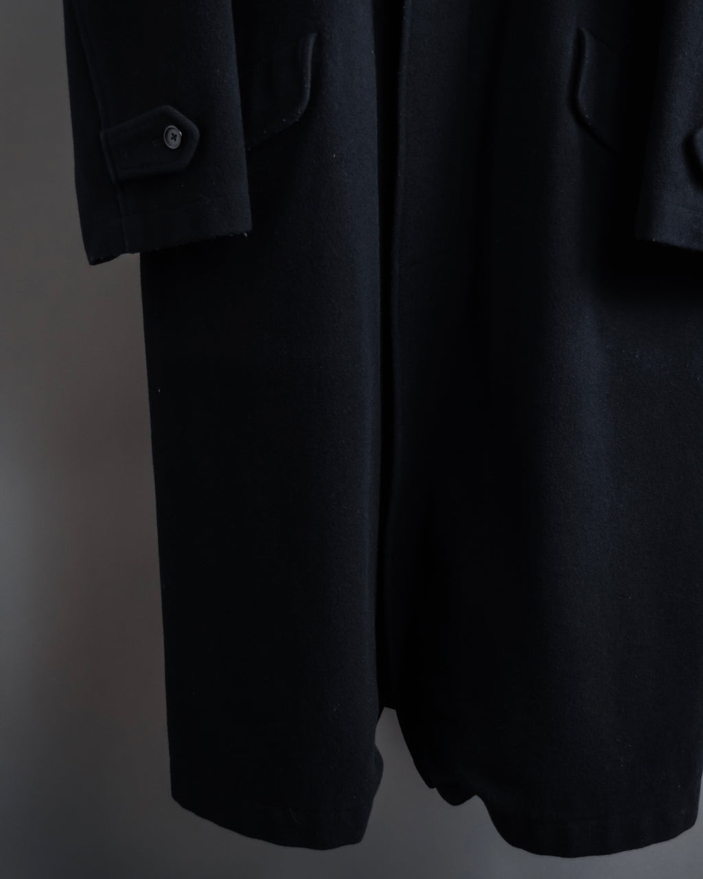 "YOHJI YAMAMOTO" Straight line stand collar coat