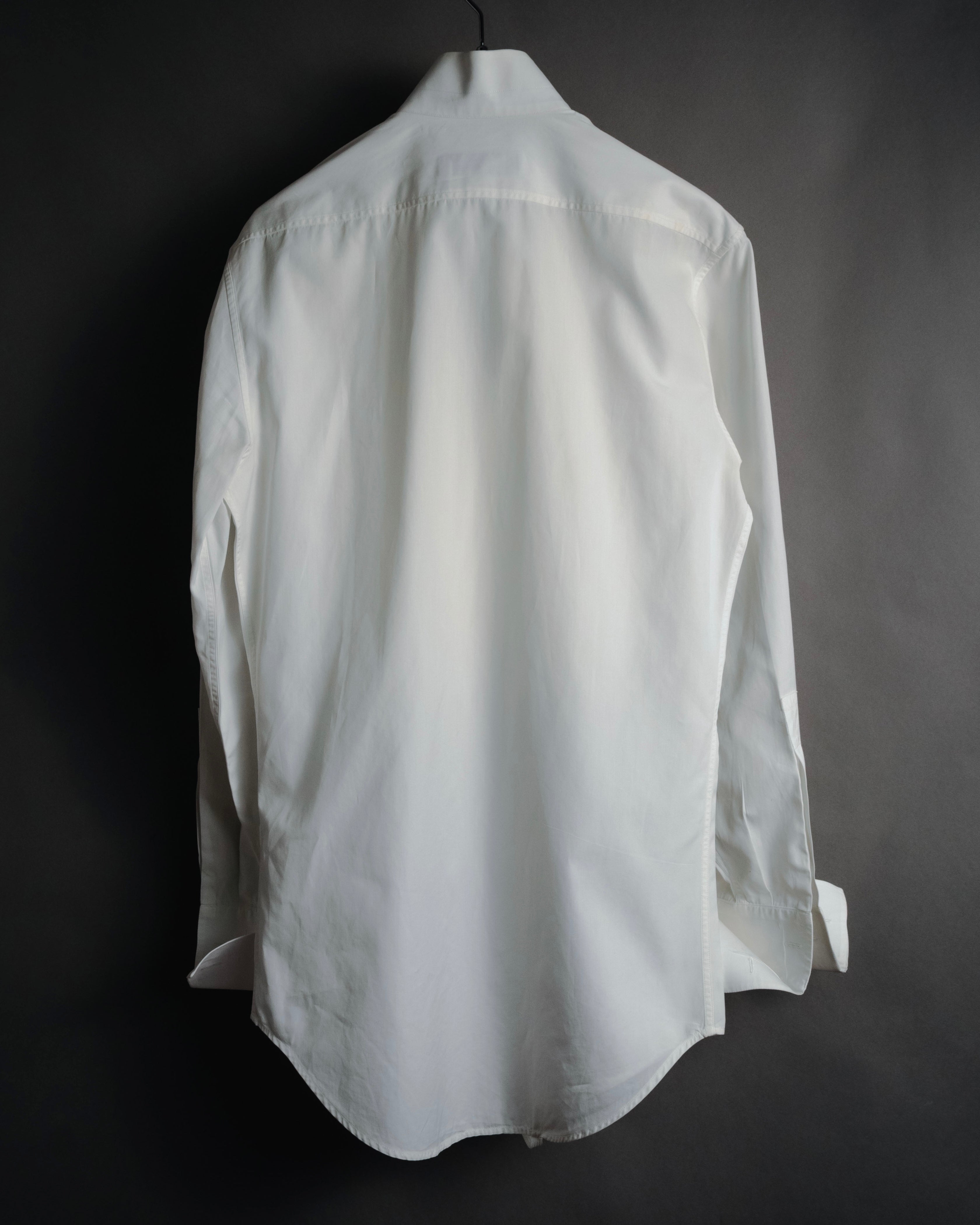 –SPECIAL– "Yves Saint Laurent" 00’s Tuxedo bib-front wing-collar dress shirt