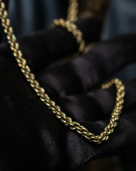 “Christian Dior” beautiful thick gold chain necklace