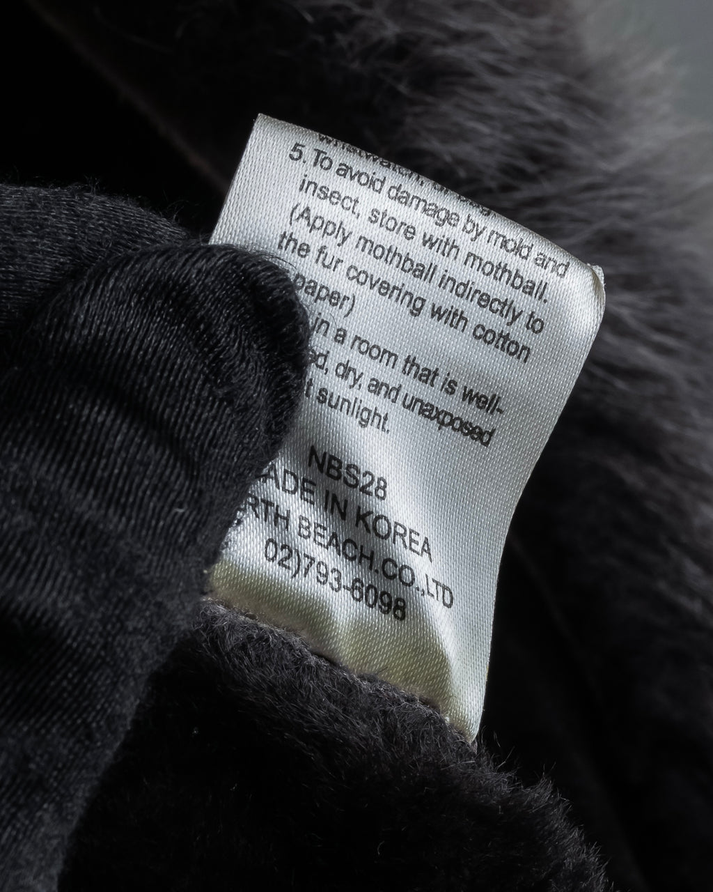 "NORTH BEACH" Smoky lamb fur design suede leather coat