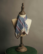 “Yves Saint Laurent” 90’s-00’s Paisley stripe cotton scarf