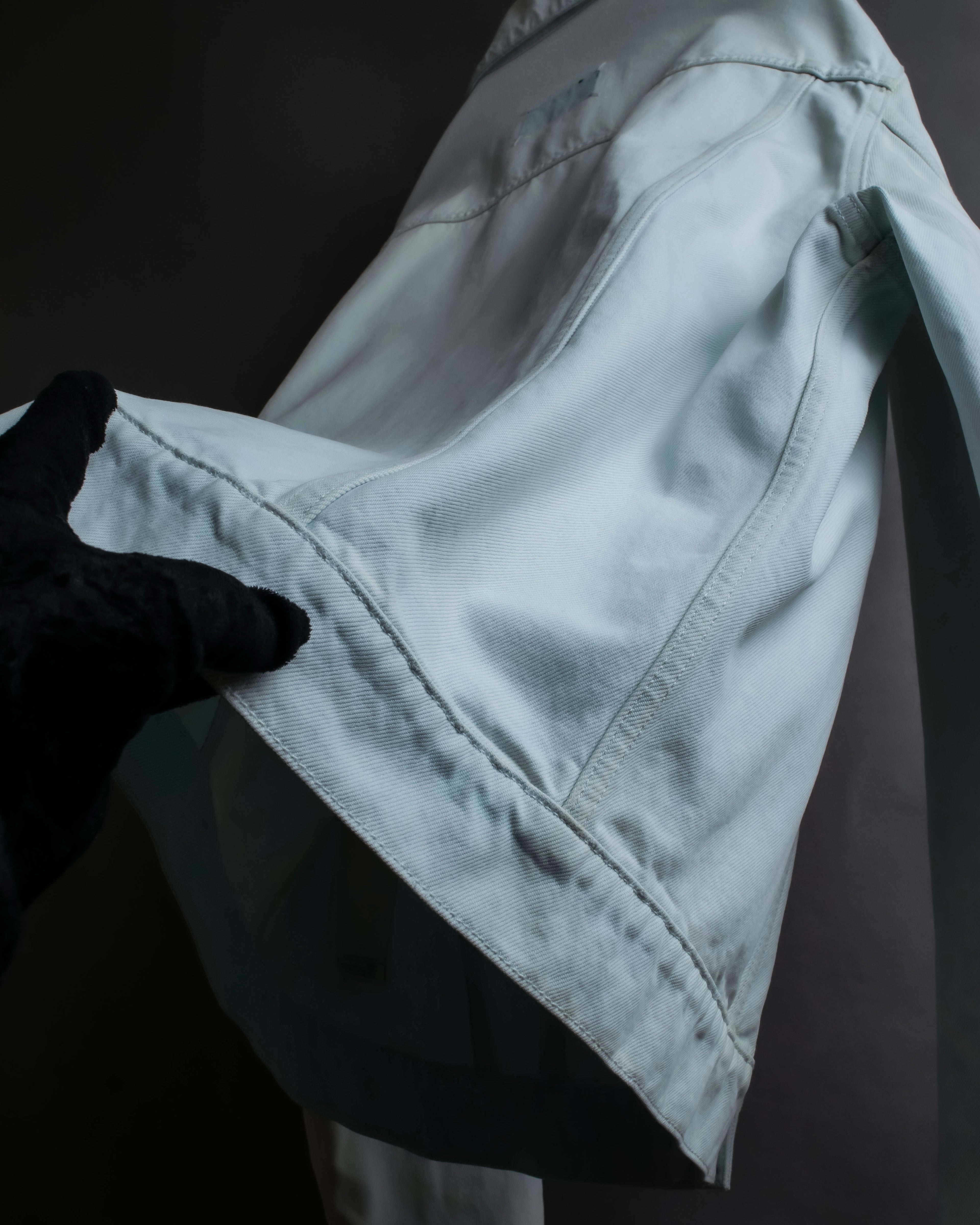 "MAISON MARGIELA" 20SS Washed pale blue denim jacket