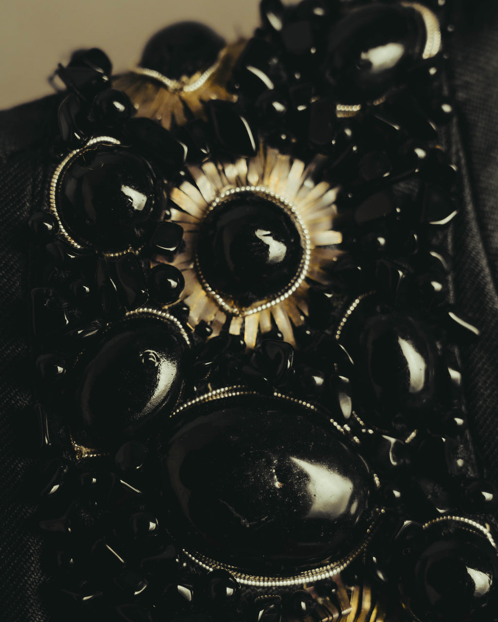 "CELINE" 00's Embellished silk coat
