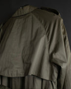 "BURBERRYS" Classic military detail maxi length trench coat