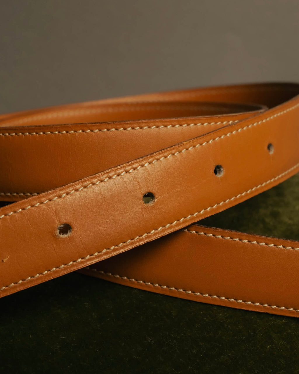 “HERMÈS” Classic stirrup buckle leather belt