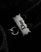 "DIOR" Velvet ribbon design star motif choker