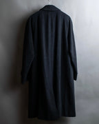 "BURBERRYS" Vintage stand collar concealed long coat