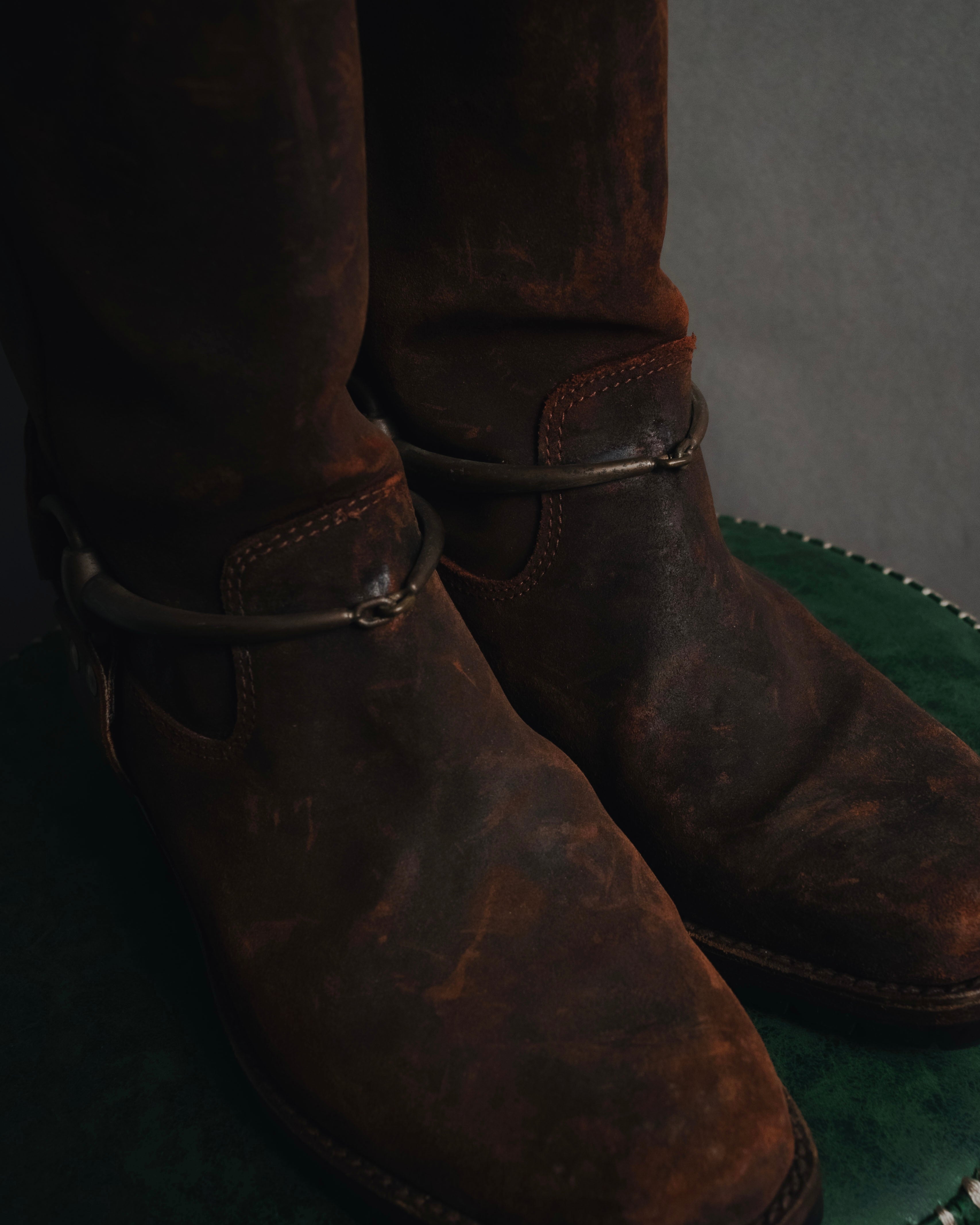 "GUCCI" 00’s equestrian harness long boots