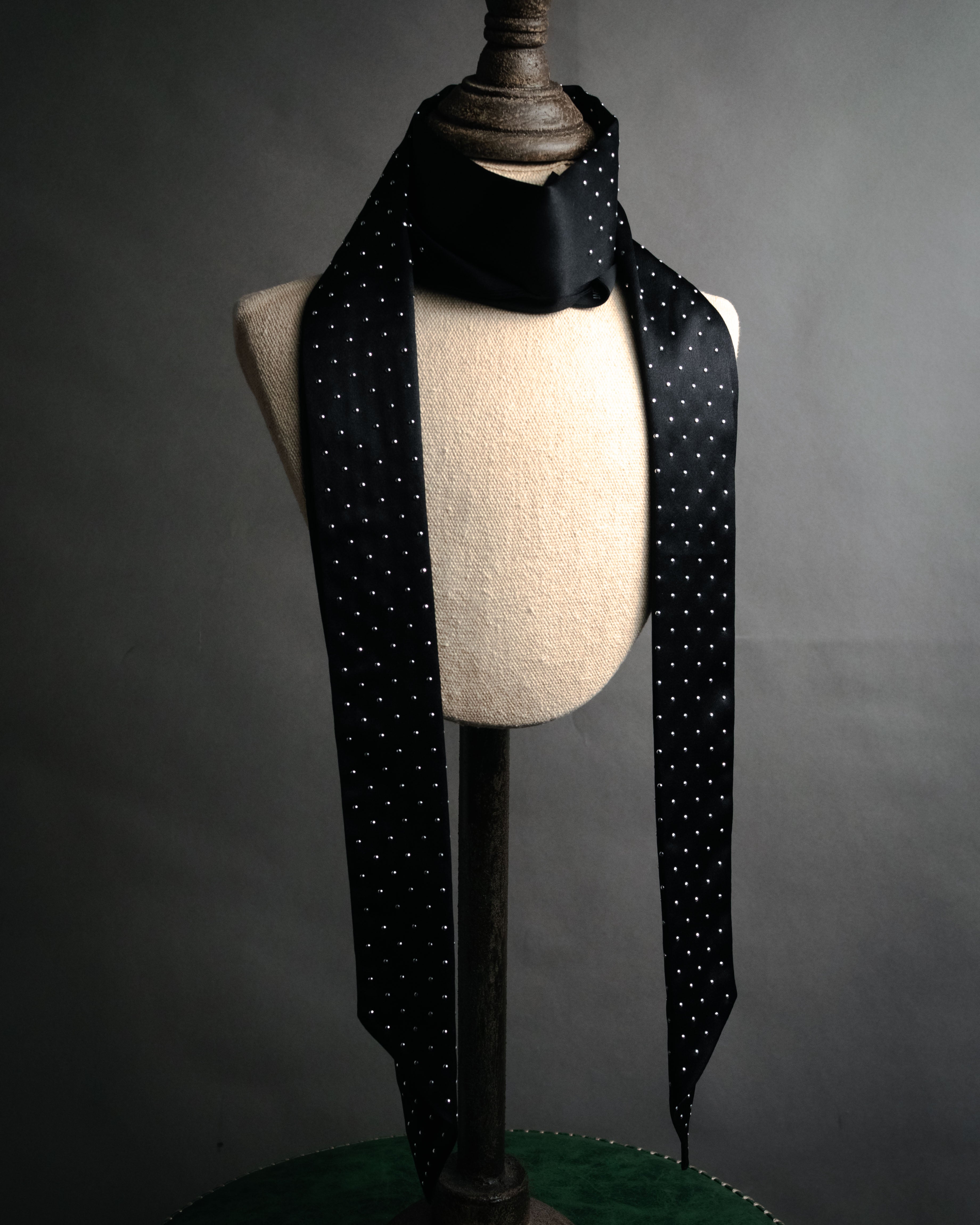 –SPECIAL– “SAINT LAURENT PARIS”
2013-2016 Studded silk ribbon tie