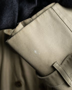 "BURBERRYS" Military detail long trench coat