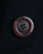 "FENDI" 80’s-90’s viscose blend structured tailored jacket