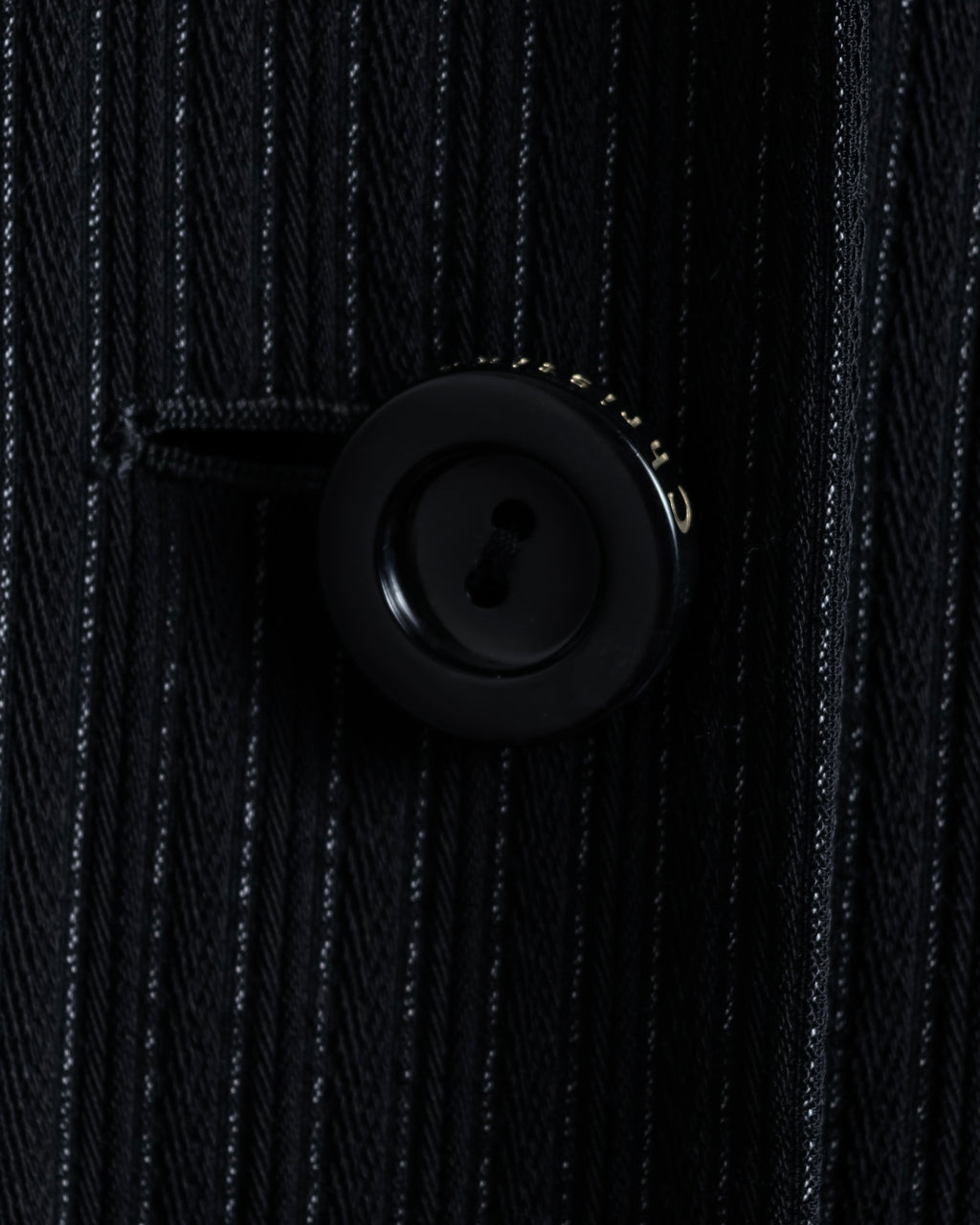 “Christian Dior” 90’s pinstriped four-button long tailored jacket