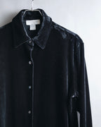 "EXPRESS" Beautiful glossy regular color velour shirt