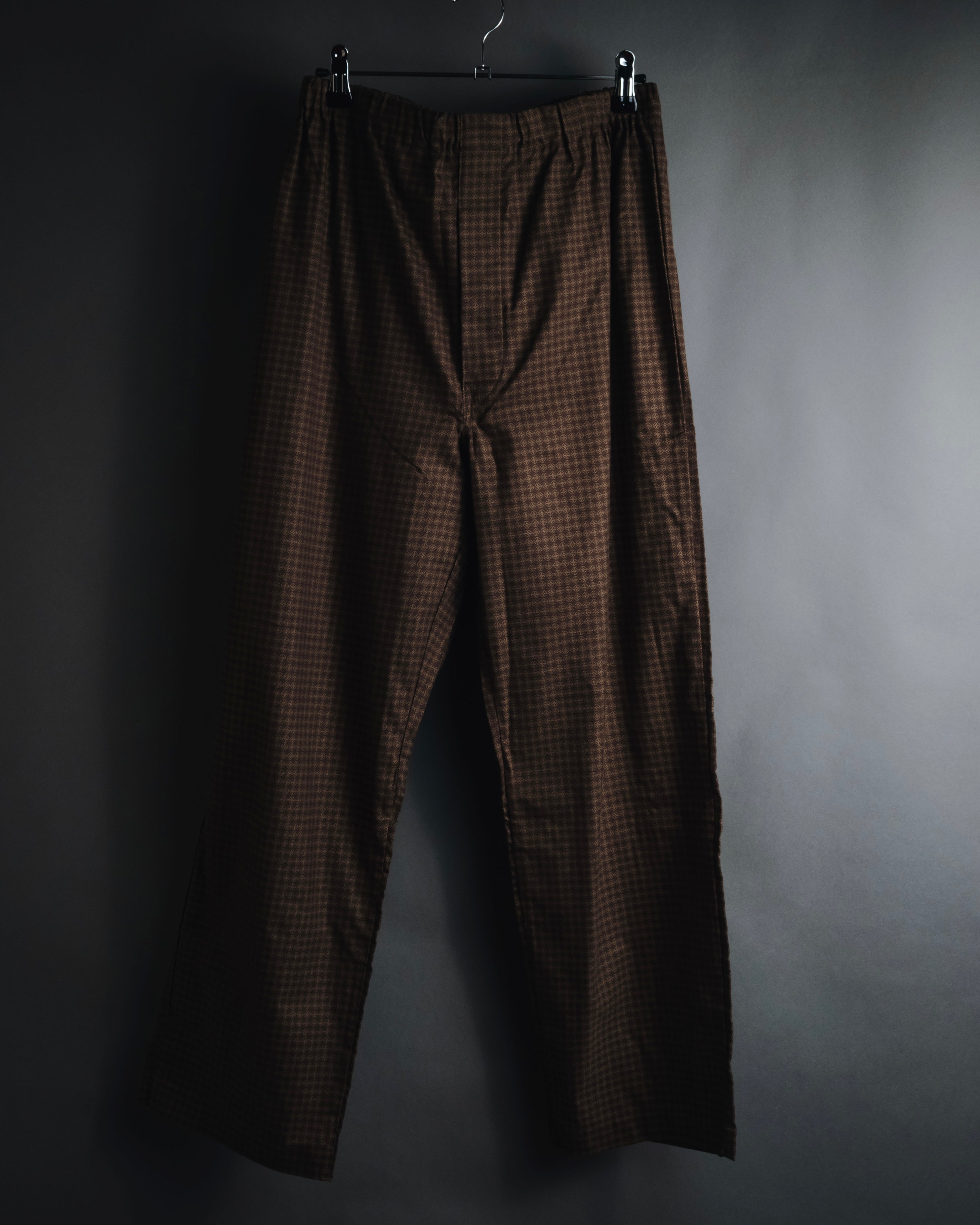 "CELINE" Monogram Pattern Relaxed Outfit