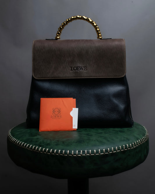 "LOEWE"  Velazquez Twist Series leather hand bag