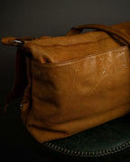 "MAISON MARGIELA" 12SS over flap design leather shoulder bag