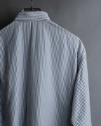 "DIOR HOMME" Edith Slimane striped shirt