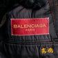 "BALENCIAGA" Checked shoulder pad box silhouette tailored jacket