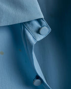 "GUCCI" 100% silk concealed placket shirt