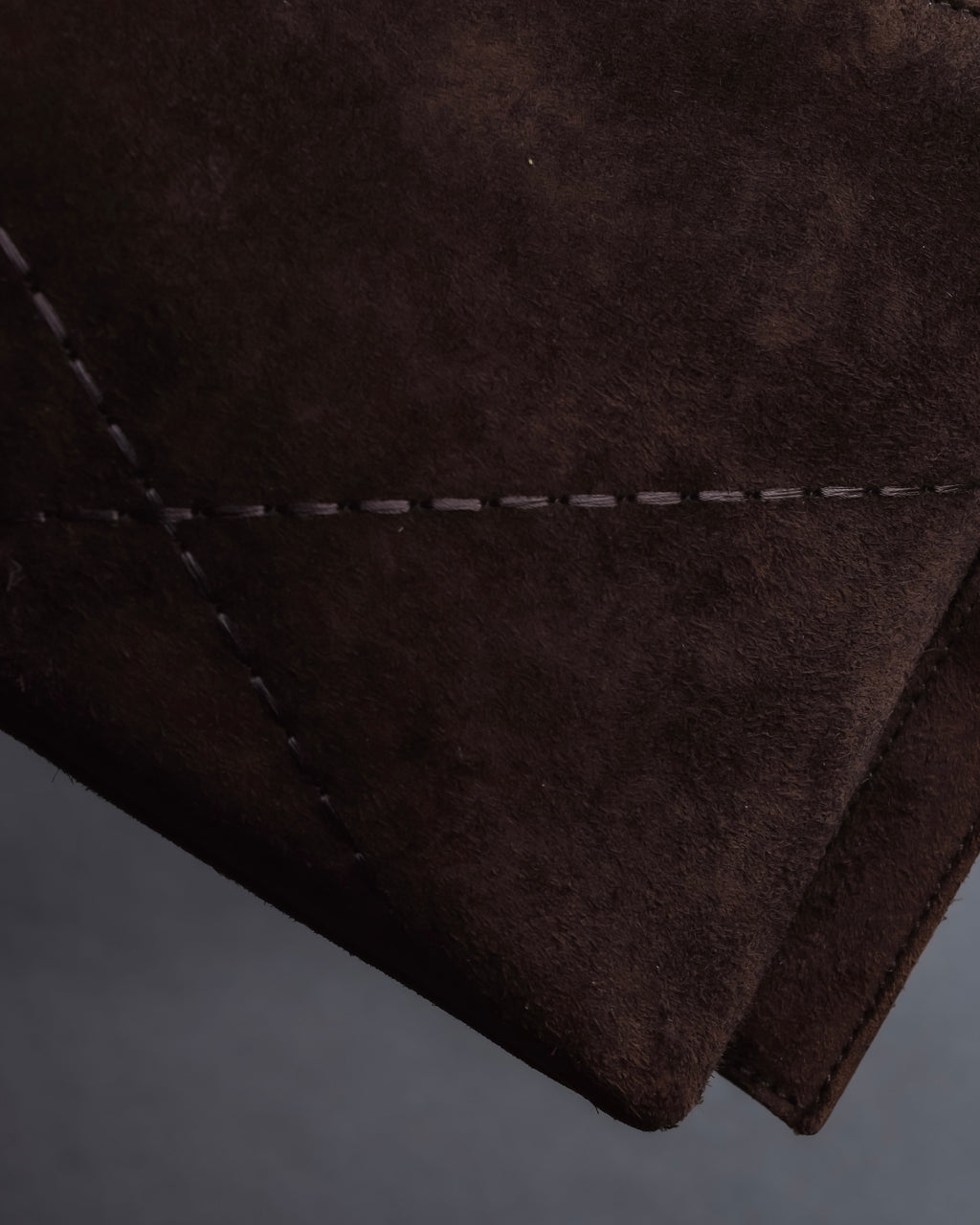 "Salvatore Ferragamo" Sharp form leather combination bag