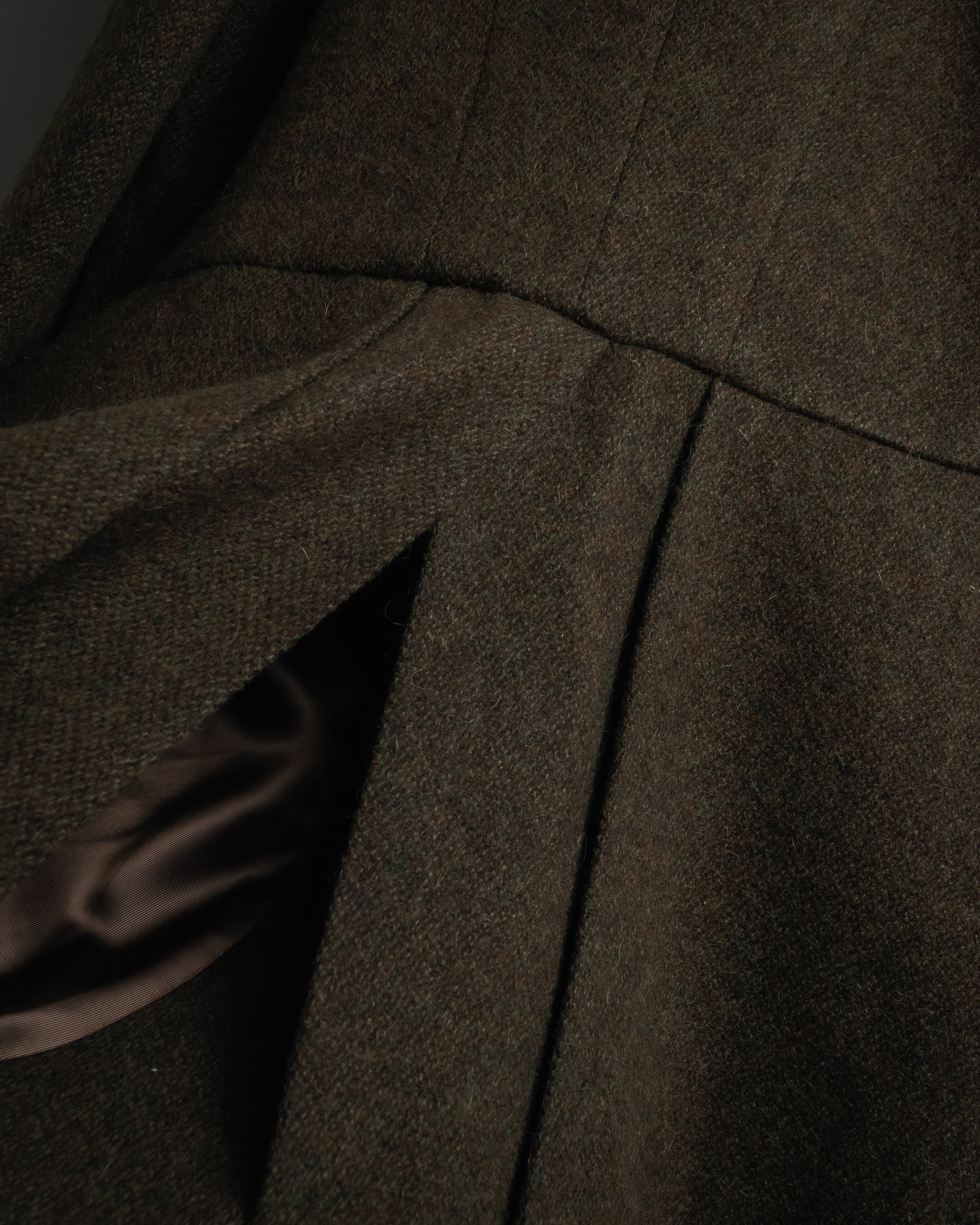 "Polo Ralph Lauren" Alpaca-blend long tailored jacket