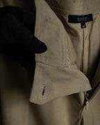 "GUCCI" Sand beige suede set up