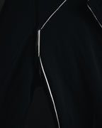 "Donna Karan" Contrast piped tailored jacket