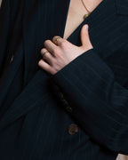 "JEAN PAUL GAULTIER HOMME"
Oversized shadow stripe set up