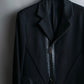 "GIORGIO ARMANI" Riders detail leather switching jacket