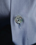 "GUCCI" Michele design tonal contrast-collar classic dress shirt