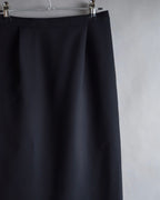"ISSEY MIYAKE" Organic cutout fringe wrap skirt