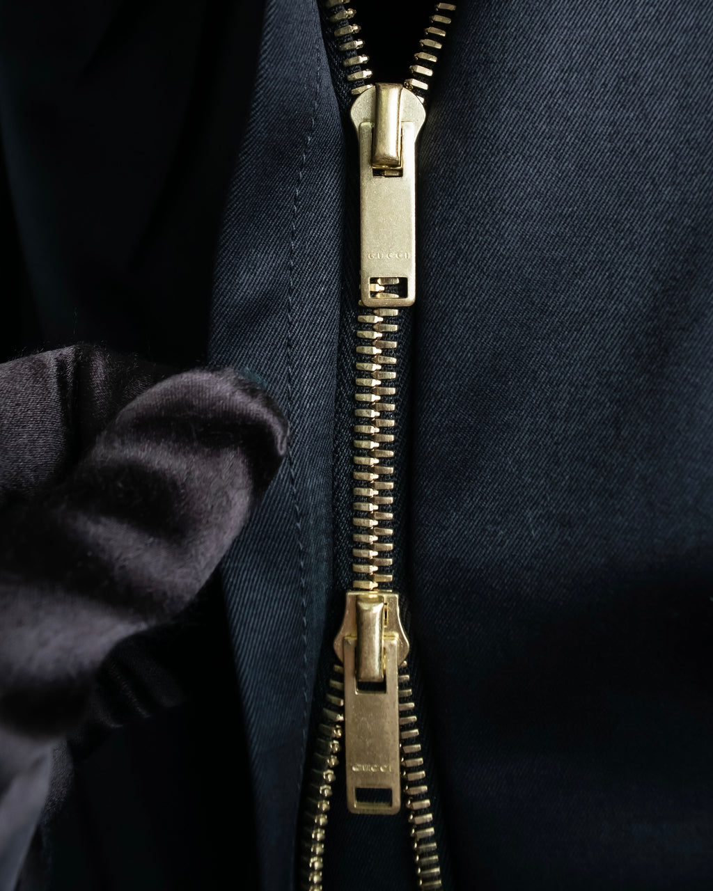 "GUCCI" Multi detail stand collar jacket