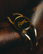 -SPECIAL- "Yves Saint Laurent" 80's-90's Iconic cassandre logo vintage bangle