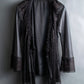 "ISSEY MIYAKE" Fringe design embroidered jacket