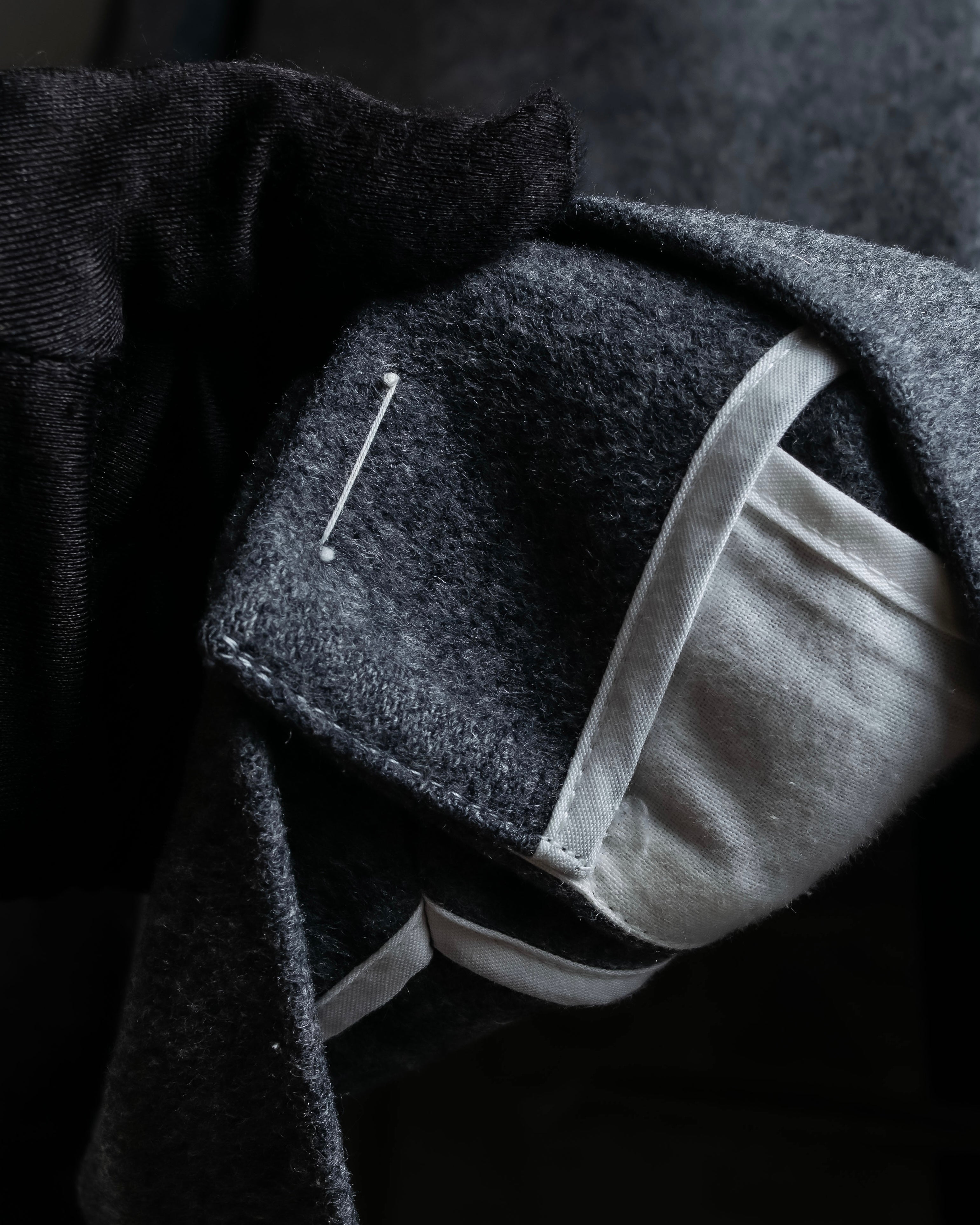 "MIHARA YASUHIRO" Hidden zip detail tailored jacket