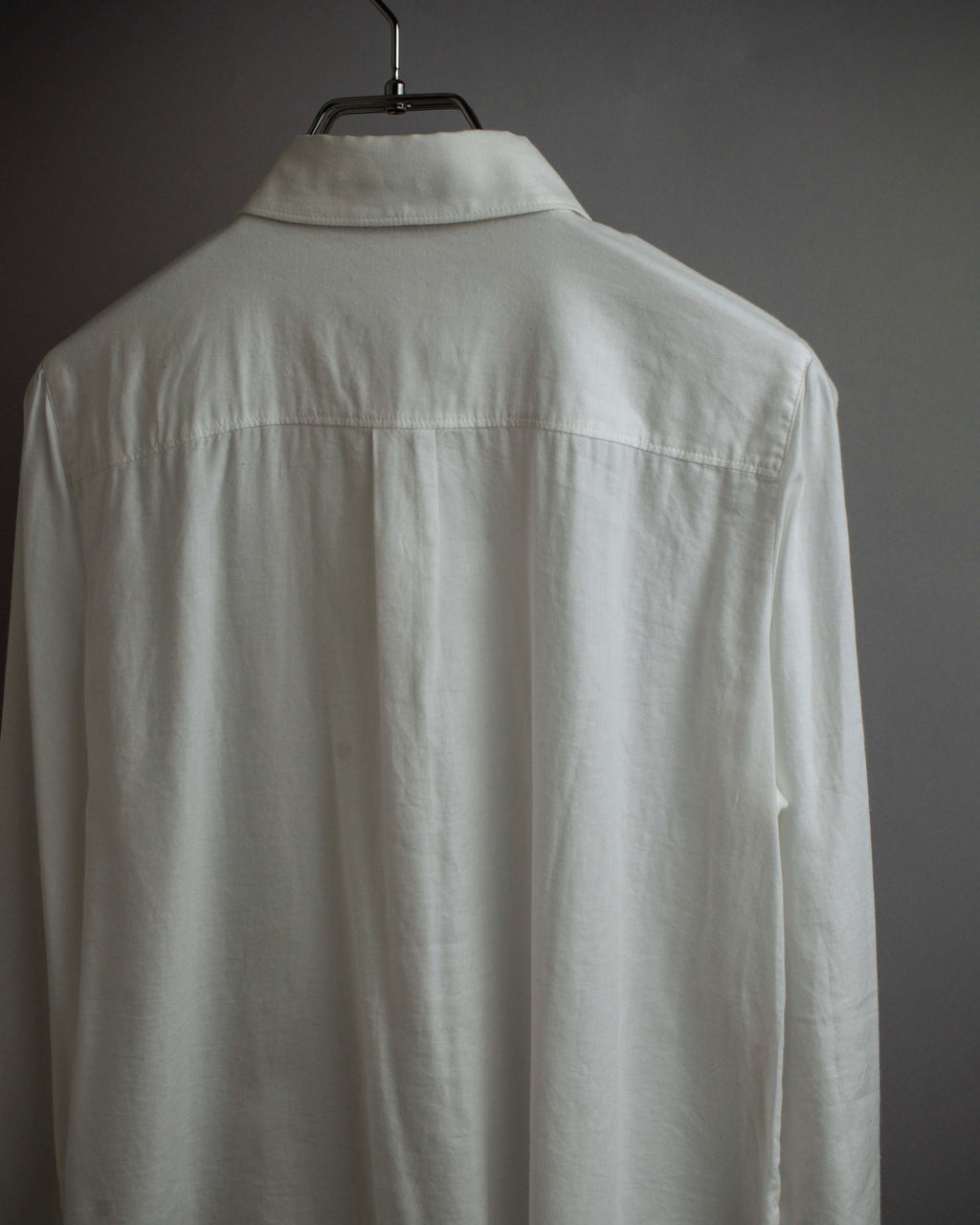 "BURBERRY" Frill design collarless blouse