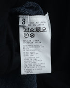 "Yohji Yamamoto POUR HOMME" 24SS layered sheer knit pullover