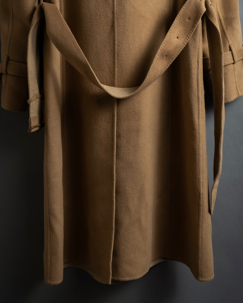 "Aquascutum" Traditional detail belted long trench coat